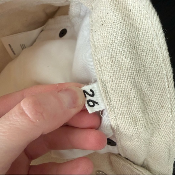 Still here Childhood Striped Felt-Trimmed High-Rise Straight-Leg Jeans - Picture 7 of 9